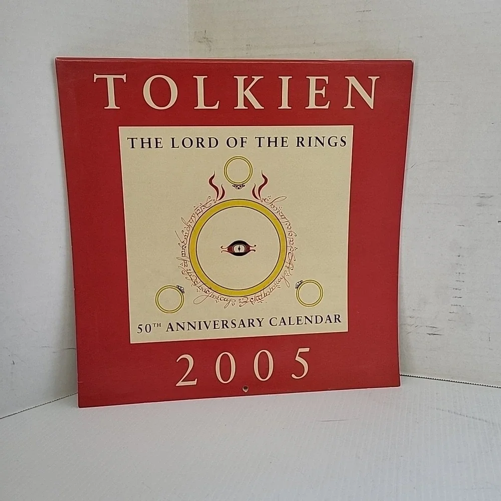Tolkien Lord of the Rings 50th Anniversary Calendar 2005 Drawings 9780060722982